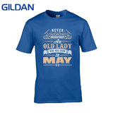 Never Underestimate Old Lady Born In May