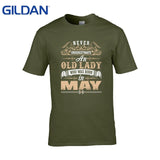 Never Underestimate Old Lady Born In May